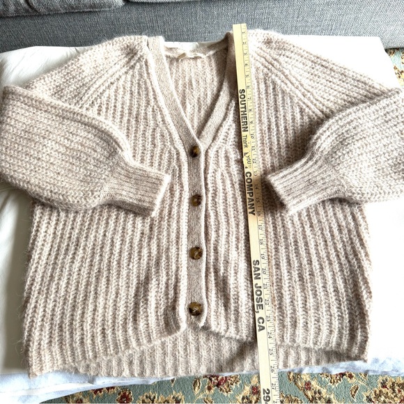 Sezane Basile Cardigan Medium Light Beige - Picture 11 of 11
